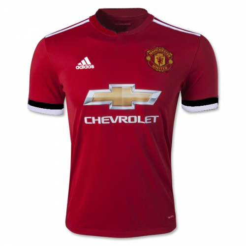 2017-18 Manchester United Home Soccer Jersey
